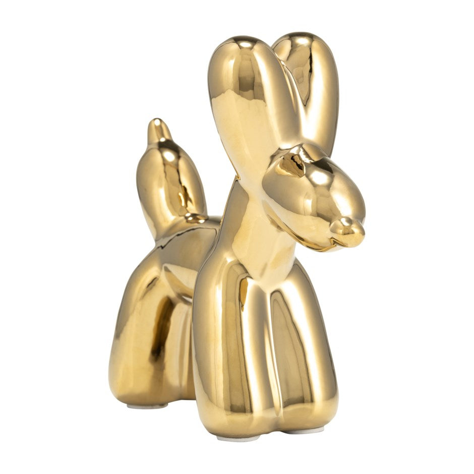 Golden Balloon Dog Sculpture