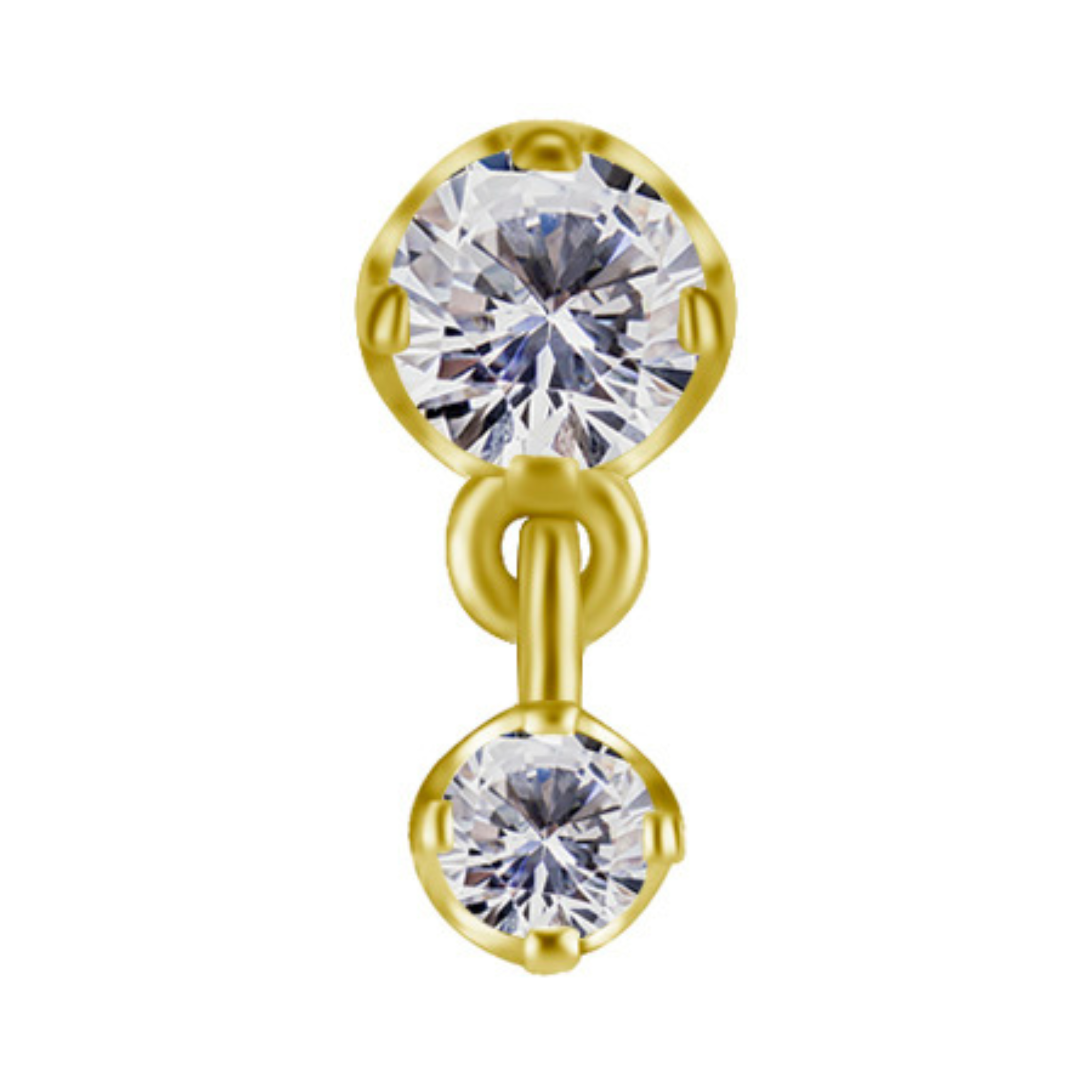 Étoile Drop Gold Threadless Pin