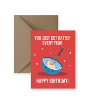 Batter Birthday Greeting Card