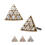 Prong Multi Set Triangle Threadless Pin