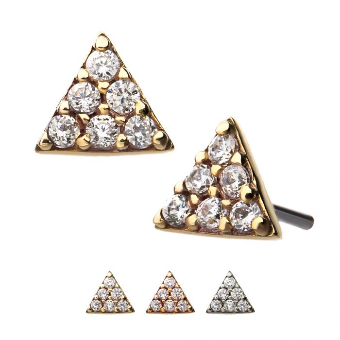 Prong Multi Set Triangle Threadless Pin
