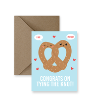 Congrats Tying Knot Wedding Card