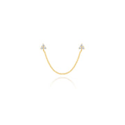 Trinity Chain Earring