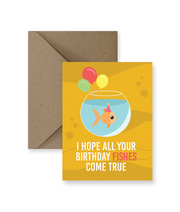 Birthday Fishes Greeting Card