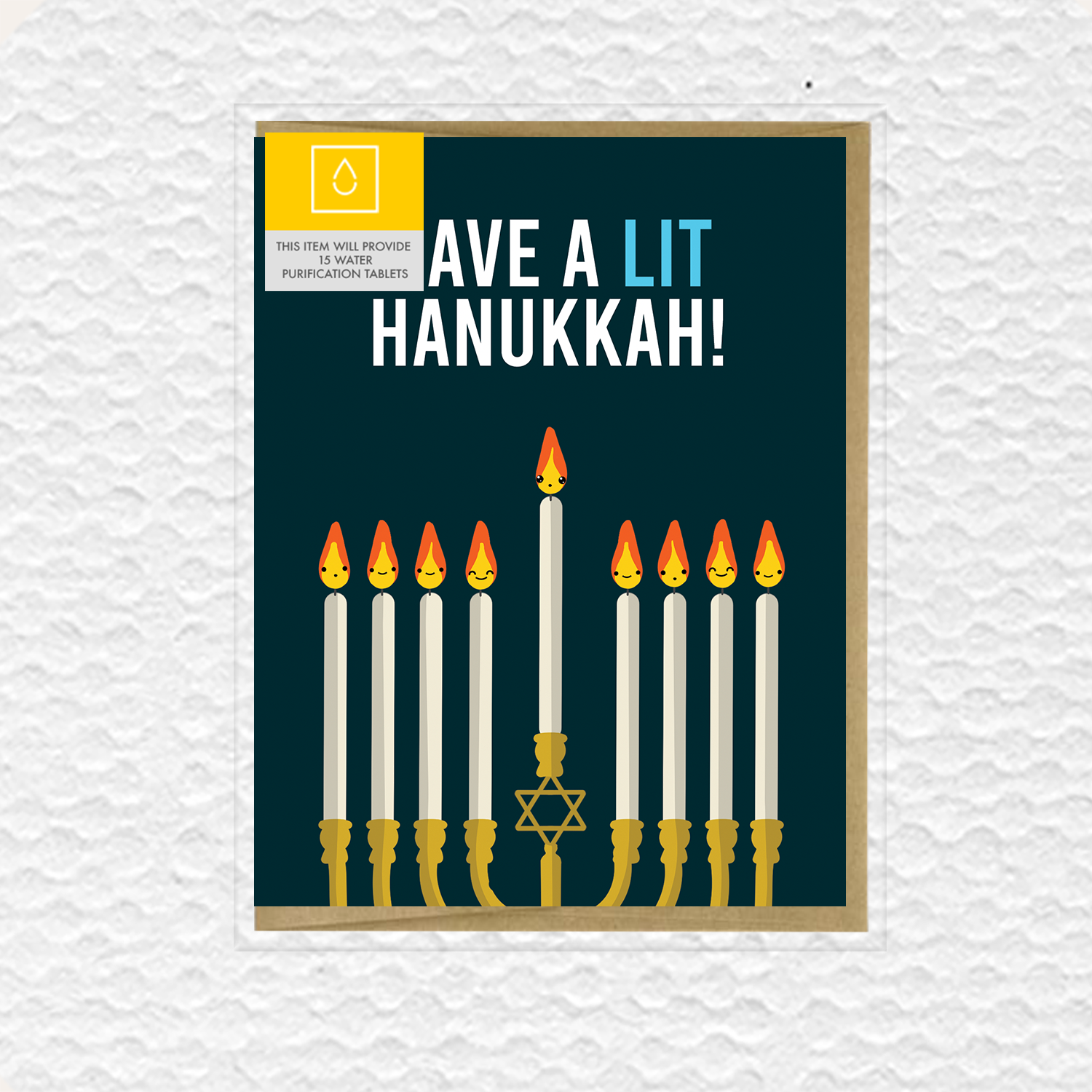 Have a Lit Hanukkah! Holiday Card