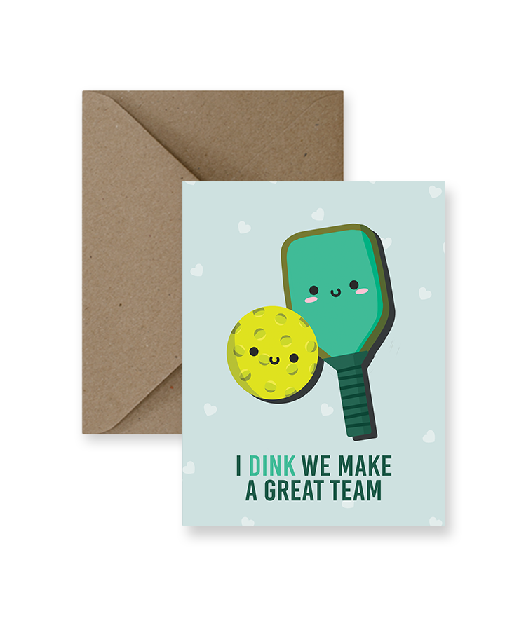 Pickleball Dink Team Card