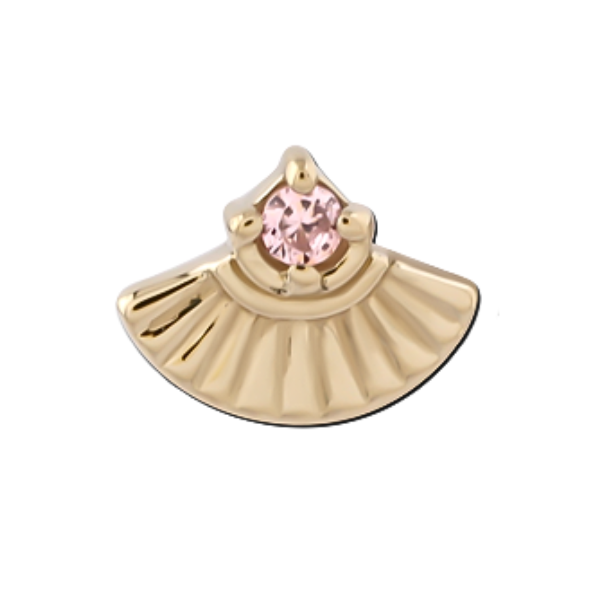 ZEPHYR GOLD THREADLESS PIN