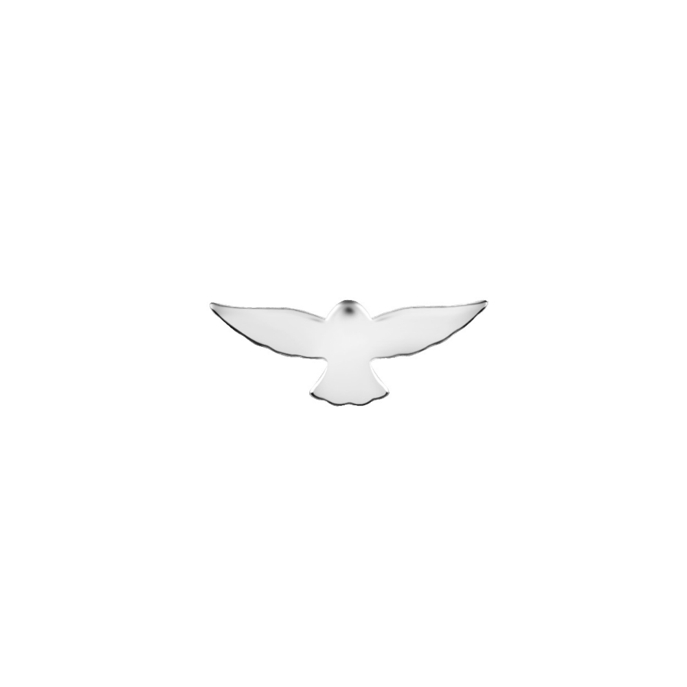 Bird Titanium Threadless Pin