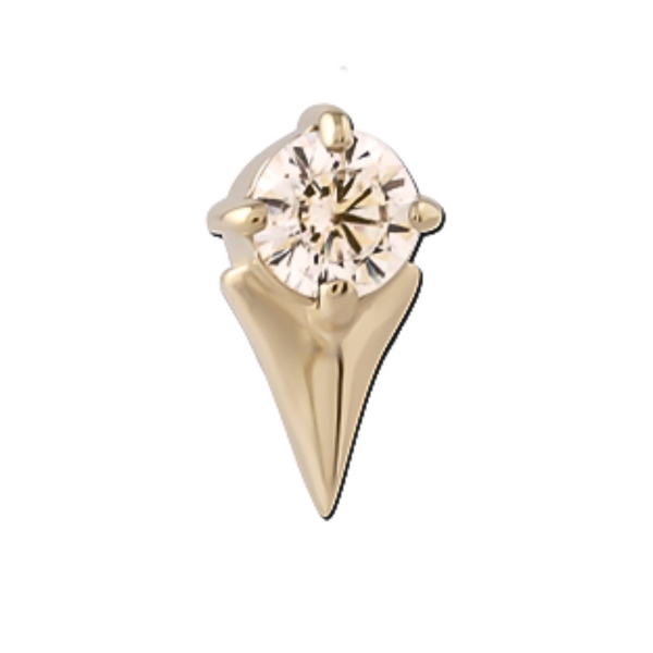 DAUPHINE GOLD THREADLESS PIN