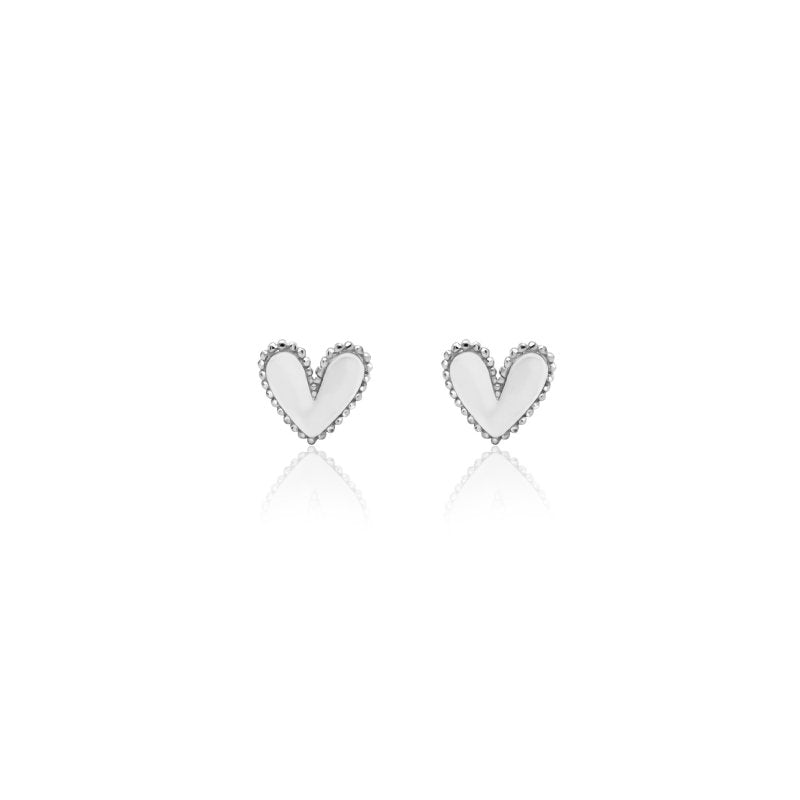 Beaded Heart Earring