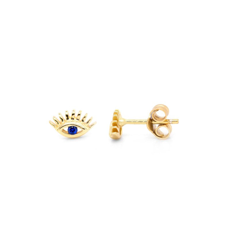 Evil Eye with Lashes Earring