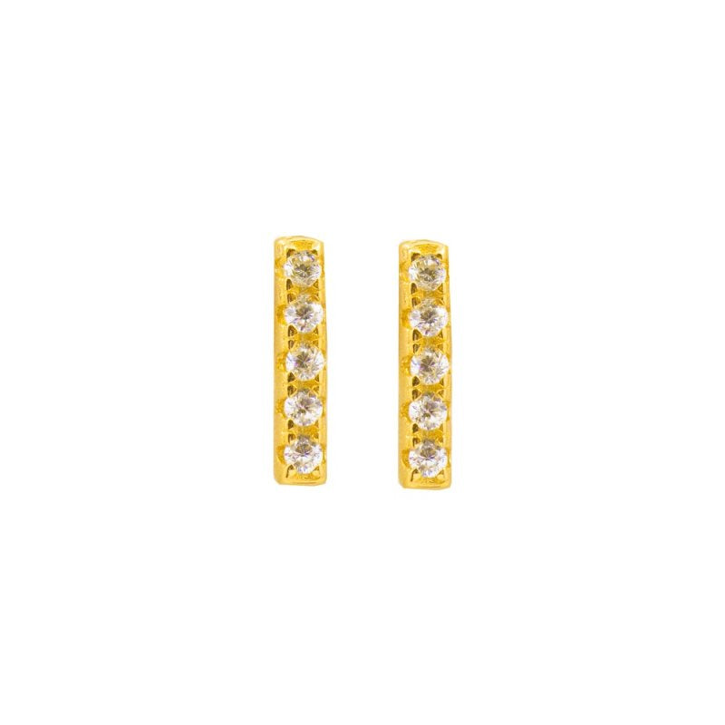 Pavé Bar Earring