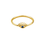 Blue Evil Eye Ring