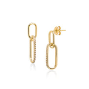 Paperclip Links Earrings
