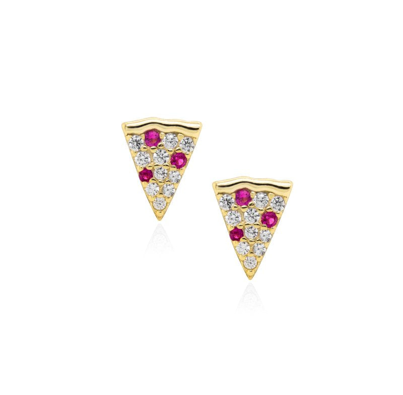 Pizza Earrings