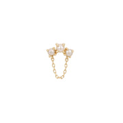Halston Pearl Threadless Pin