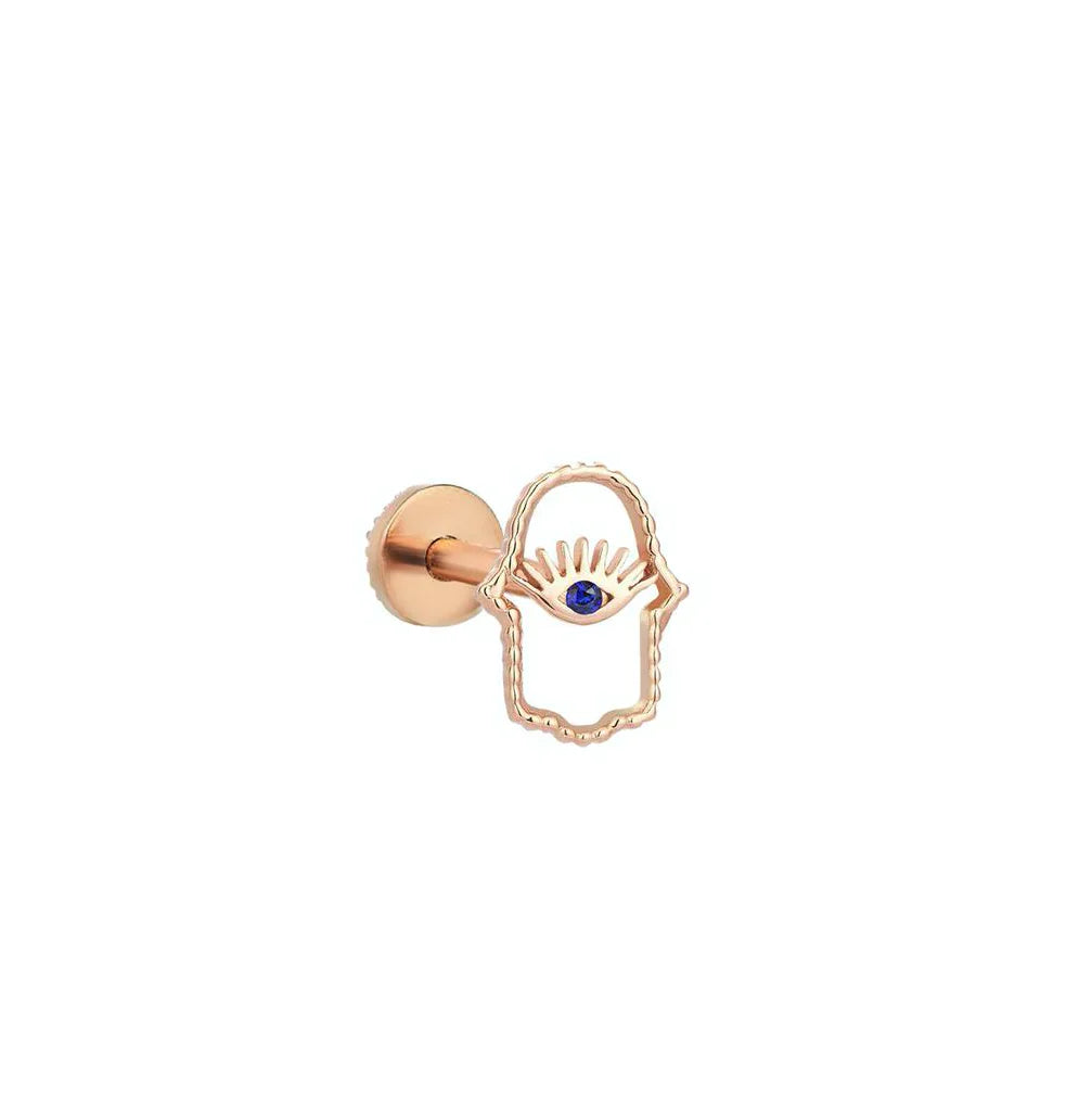 Hamsa Threaded Stud