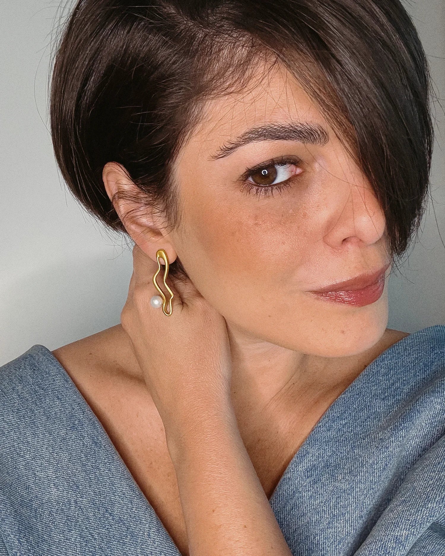 Savoy Gold Drop Earrings
