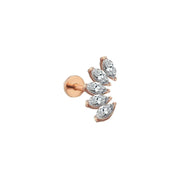 Marquise Allure Threaded Stud