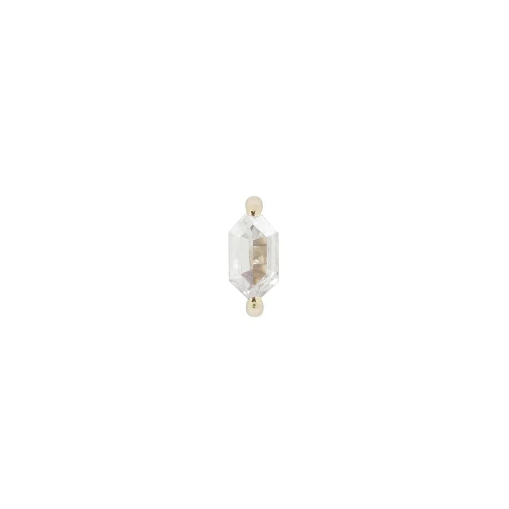 Oh My My Hex Cut Threadless Pin