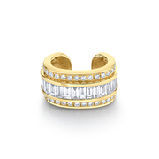 Stacked Diamond Ear Cuff