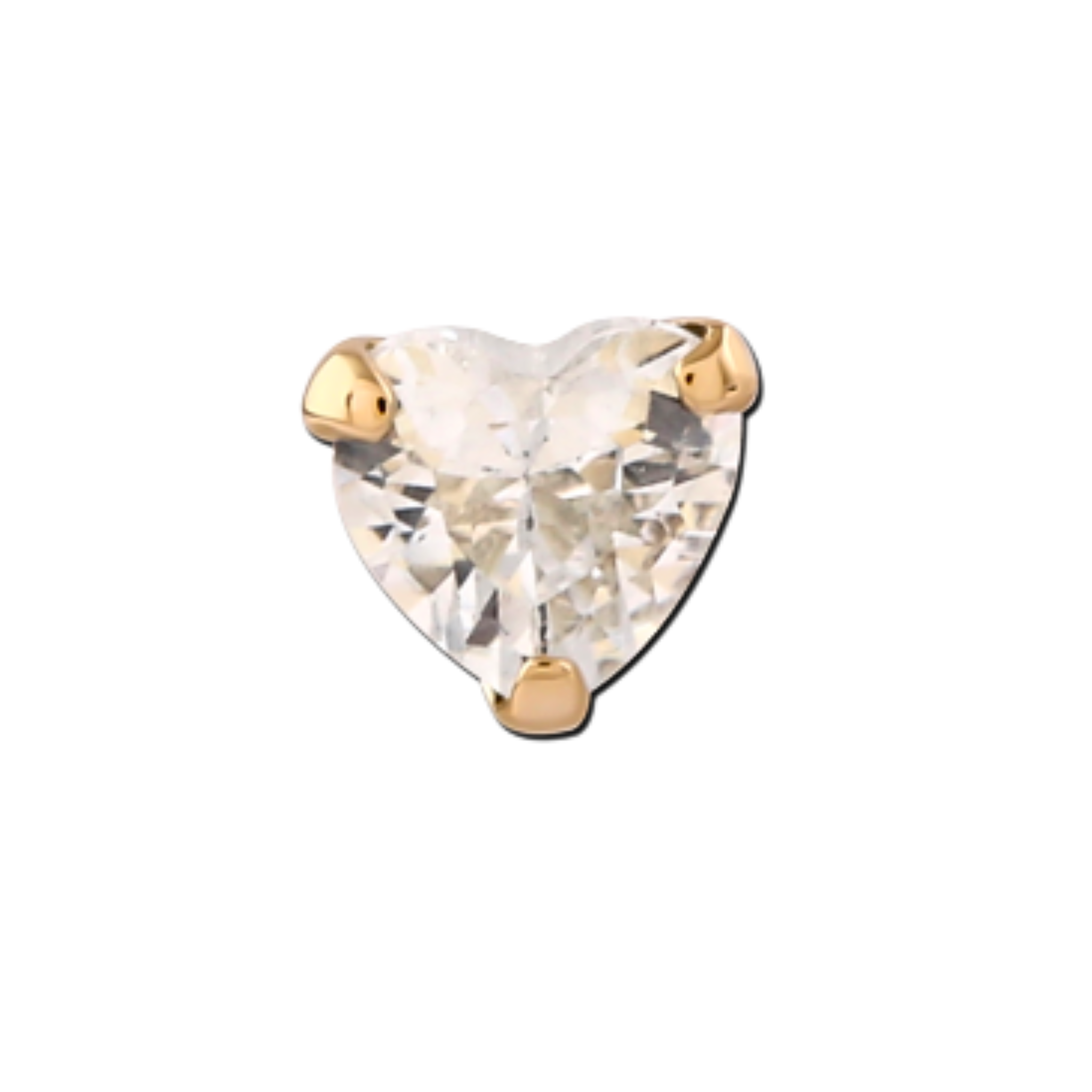 AMORETTE GOLD THREADLESS PIN