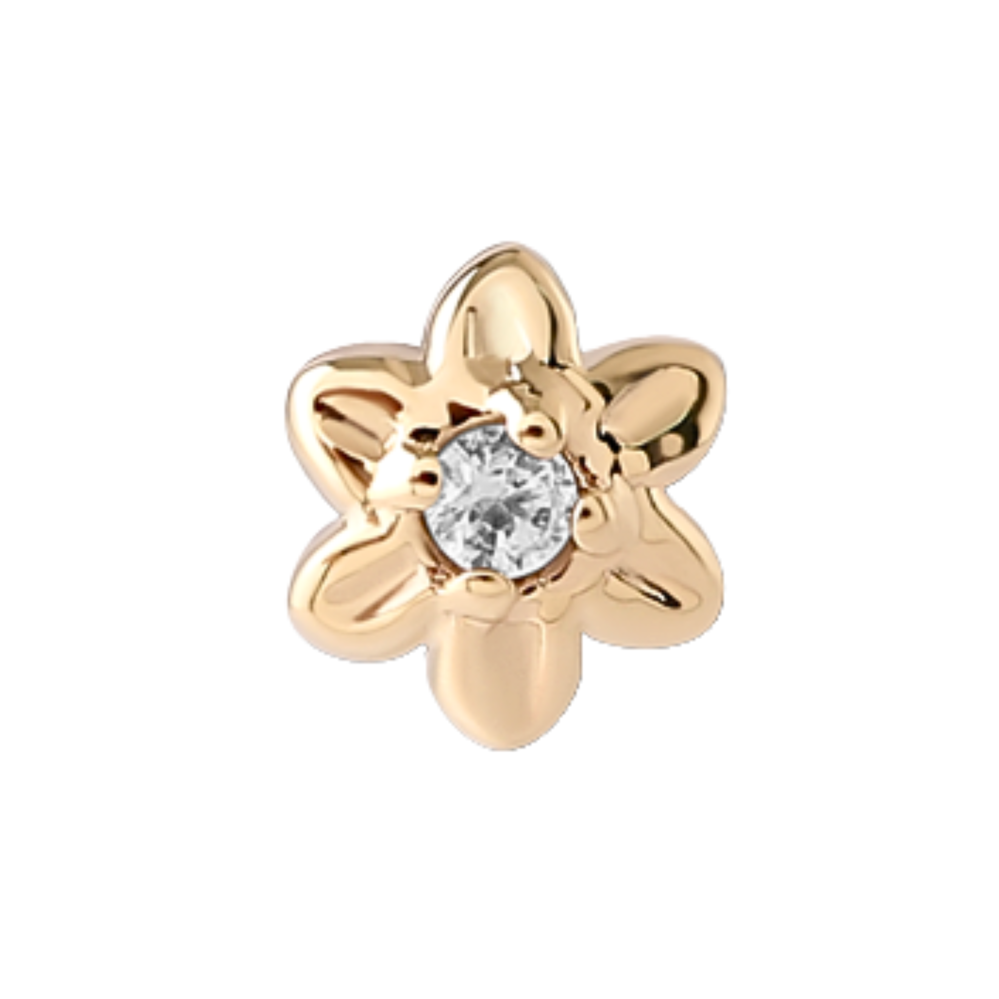 FLORÉA GOLD THREADLESS PIN