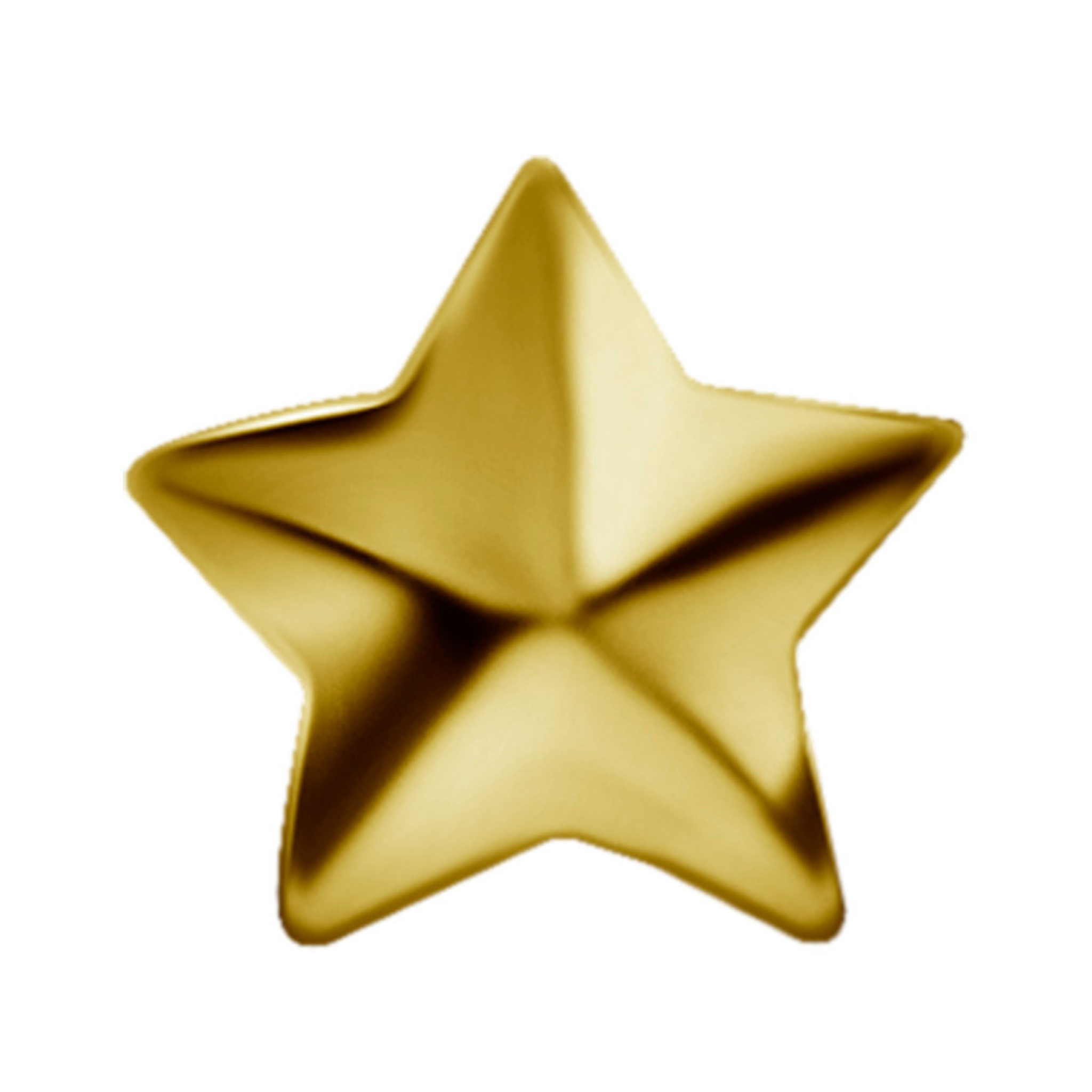 Polaris Gold Threadless Pin