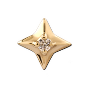 AURORA GOLD THREADLESS PIN