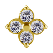 Aurelia Gold Threadless Pin