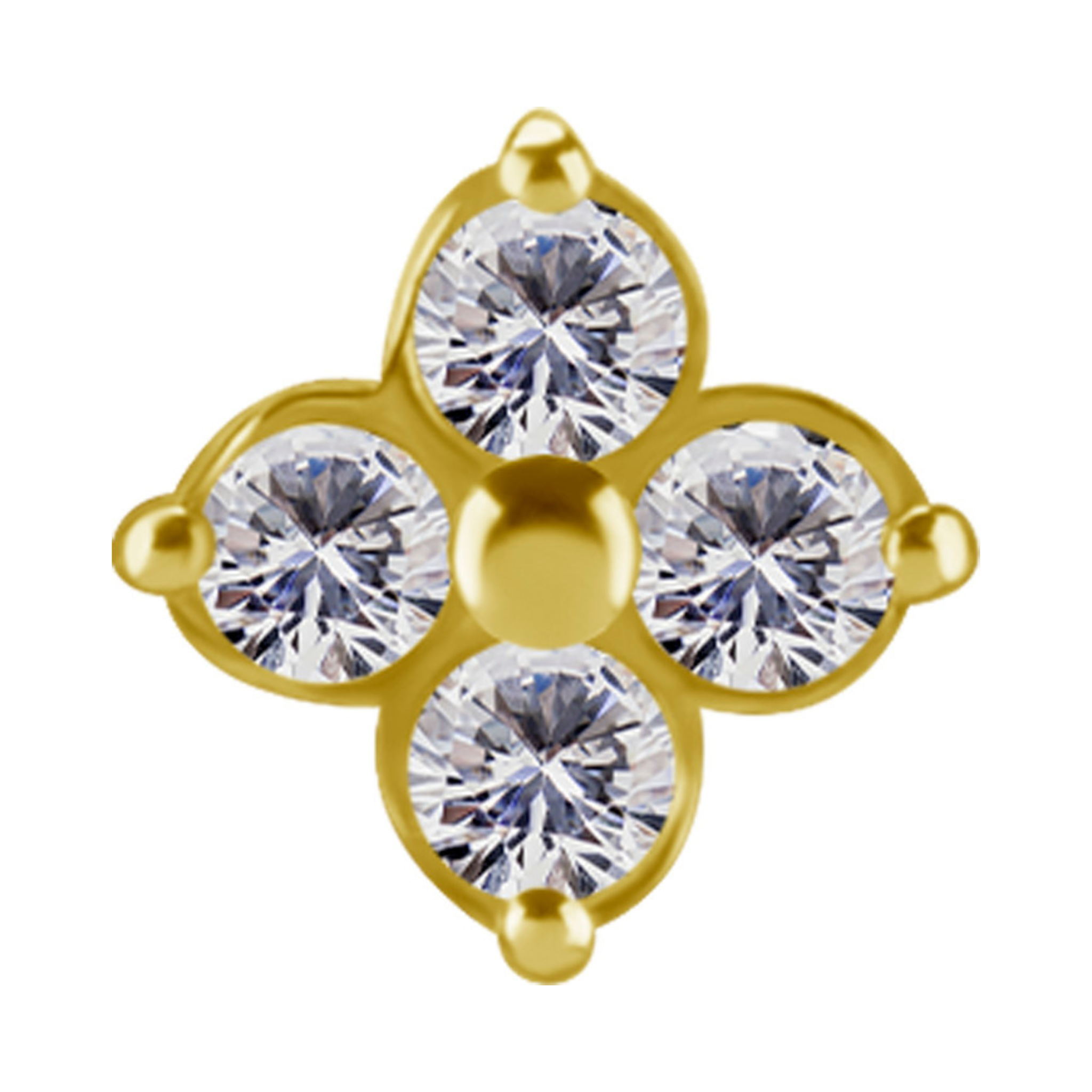 Aurelia Gold Threadless Pin