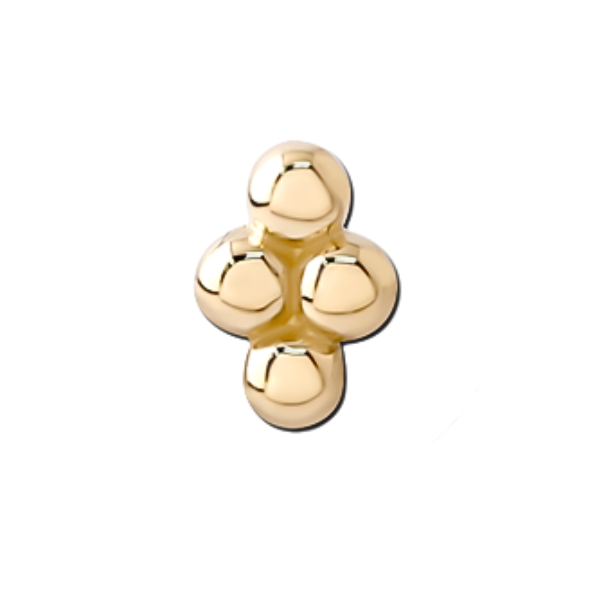 AURUM QUAD GOLD THREADLESS PIN