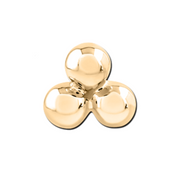 SOLENNE GOLD THREADLESS PIN