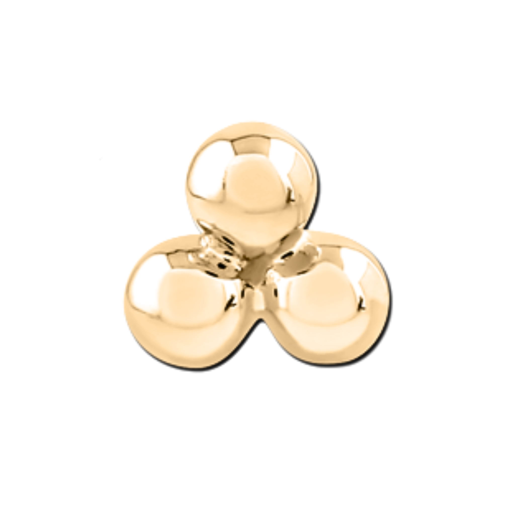 SOLENNE GOLD THREADLESS PIN