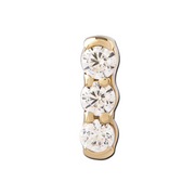 LINEA GOLD THREADLESS PIN