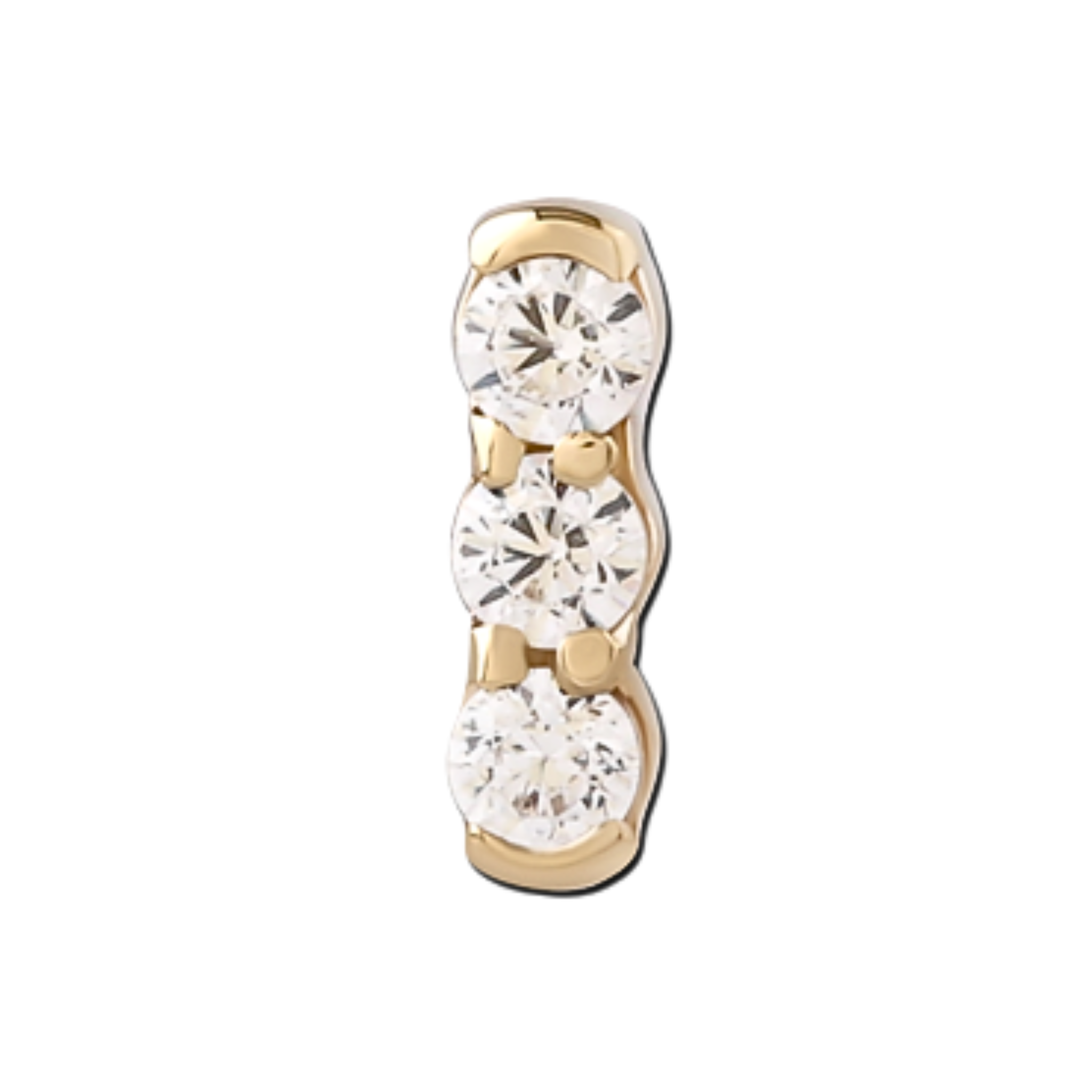 LINEA GOLD THREADLESS PIN