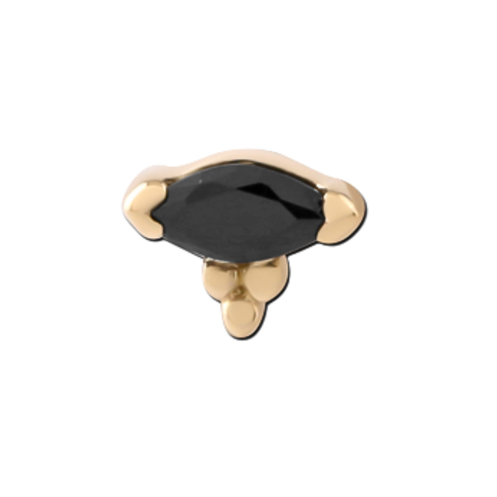 NOCTURNE GOLD THREADLESS PIN