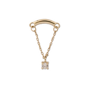 LIORA GOLD THREADLESS PIN