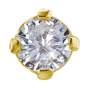 Étoile Gold Threadless Pin