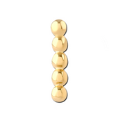 SOLARA LINEA GOLD THREADLESS PIN
