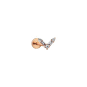 V Baguette Threaded Stud