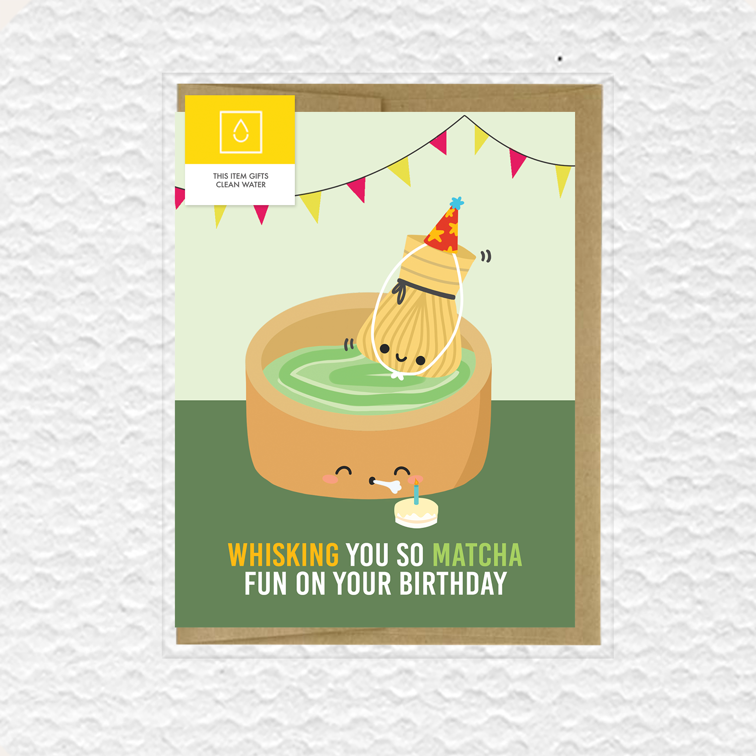 Matcha Birthday Card