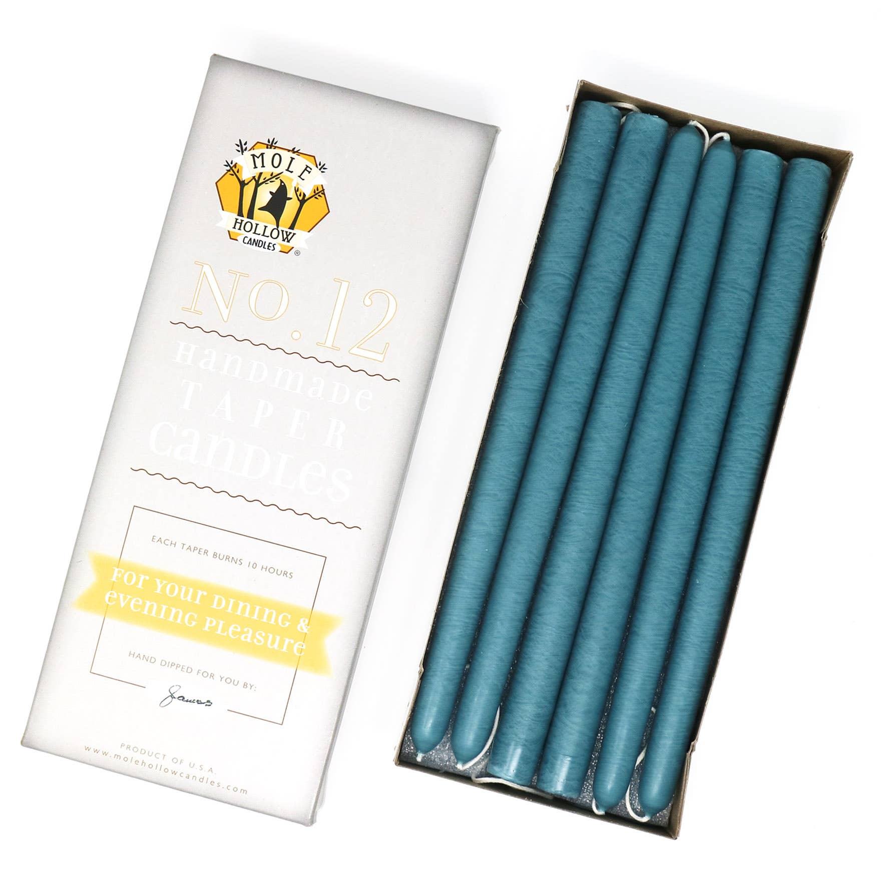 Colonial Blue Candles