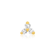 Trinity Threadless Pin