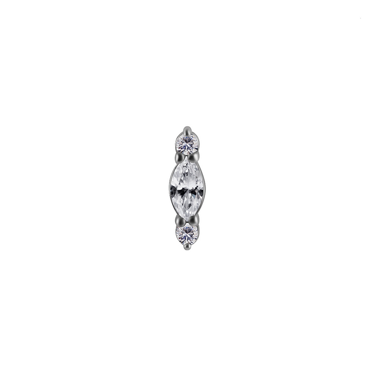 Daphne Titanium Threadless Pin