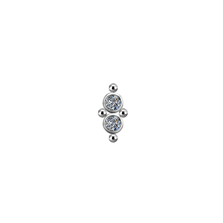 Tess Titanium Threadless Pin