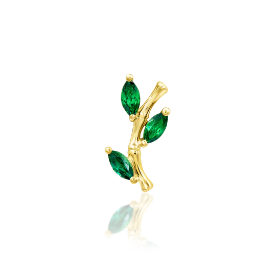 Bamboo Blossom Threadless Pin