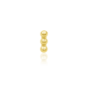 Beads-of-3 Threadless Pin
