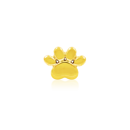 Mini Paw Threadless Pin