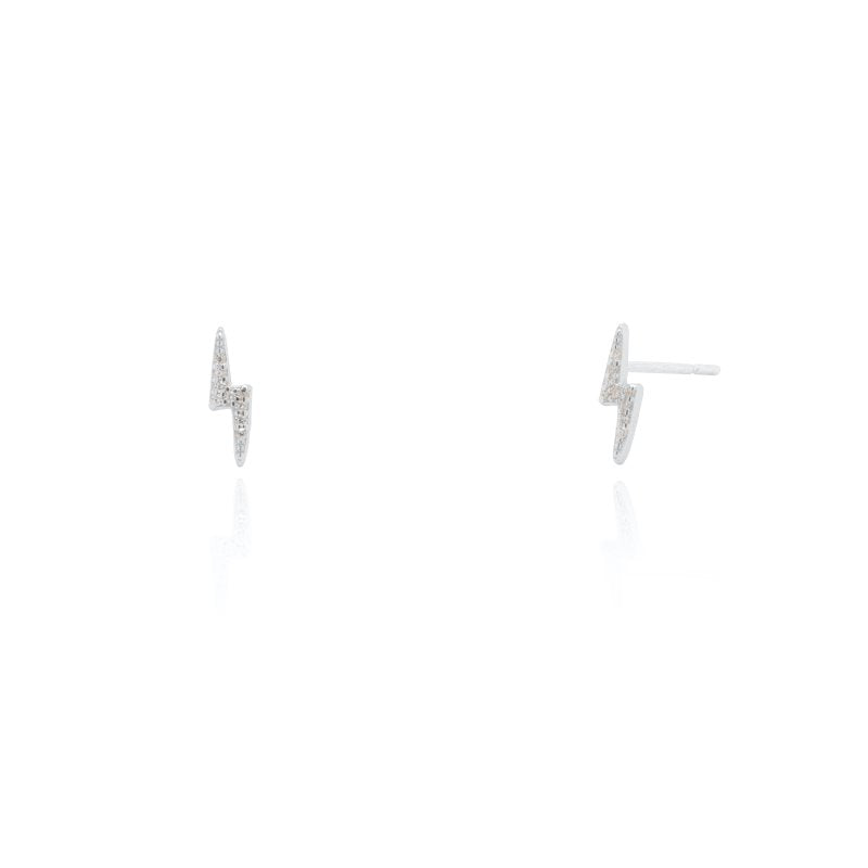 Pavé Lightning Bolt Earring